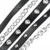 Cinturón de fiesta para mujer, estilo hip hop, gótico, con remaches y múltiples correas, de piel sintética decorativa, estilo punk, a juego, accesorio para ropa
