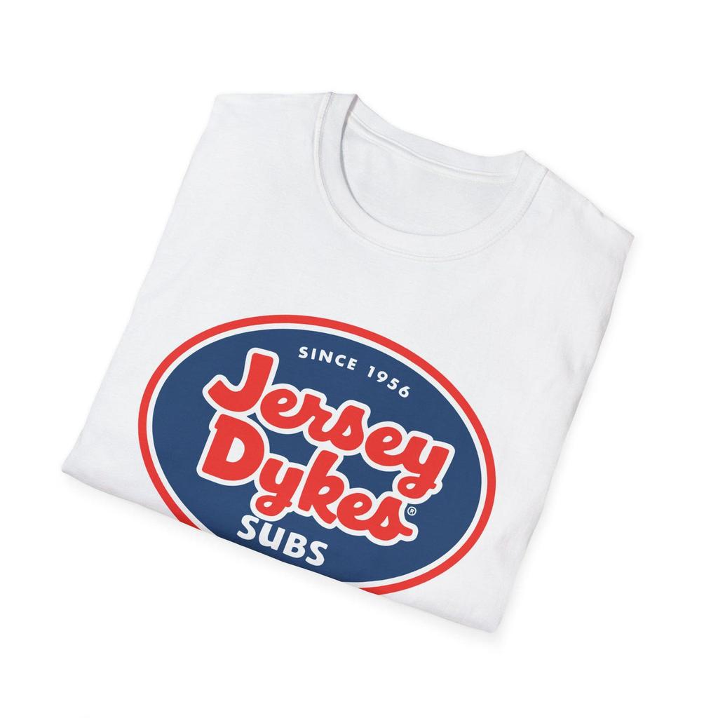Jersey Dykes Retro Deli Logo T-Shirt | Vintage Sub Shop Tee