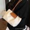 Niche design simple commuter tote bag women's 2025 summer new large-capacity Korean version ins casual shoulder bag