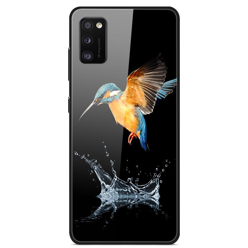 Para Samsung A41 Funda A31 A71 A51 Cristal Templado Cubiertas Traseras Rígidas Para Samsung Galaxy A51 Fundas de Teléfono Fundas Protectoras Coque A 41