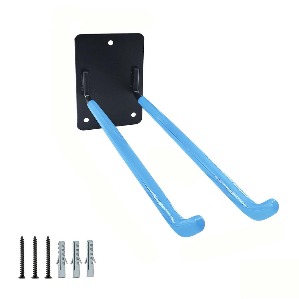 Wall Mounted Garage Tool Storage Hooks Heavy Duty Steel Utility Hooks for Garden Tools and Equipment Hanging Rack with Screws for Wall Installation