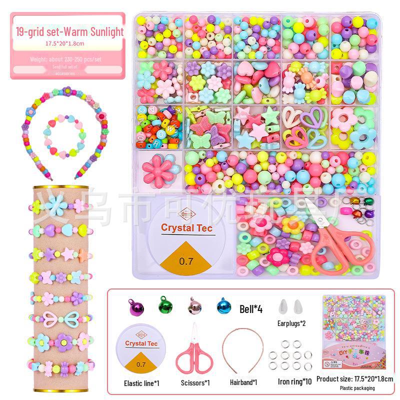 Keyou DIY Beads Kit for Kids: Handmade Bracelets & Necklaces Accessories