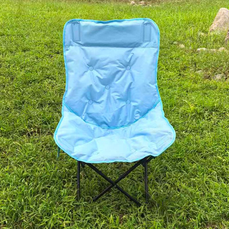 Portable Outdoor Cotton-Padded Folding Chair - Ideal for Art Students, Sketching, Camping, or Field Use