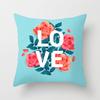 Home Supplies Cute Pastoral Cactus Print Pillow Cover Sofa Cushion Cover