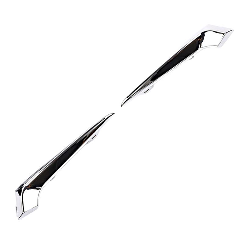 2pcs Chrome Front Bumper Fog Light Lamps Cover Trim for Chevrolet Malibu 2016 2017 2018 23478394 23478373