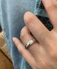Baradu [Baradu 925] Triple Star Sculpture Dome Ring