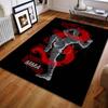 Martial Arts MMA Print Carpet for Bedroom Living Room Bedside Sofa Floor Mat Modern Home Decor Area Rug Large Size