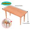 1/12 Dollhouse Simulation Miniature Dining Table Model Doll Home Bar Table Furniture Decor Toy Dolls House Micro Scene Decor