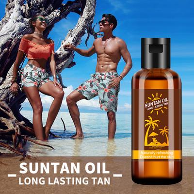 35ml Suntan Oil Natural-Looking Moisturize Skin Liquid Natural Tan Self-tanning Oil Skin Protection Lotion Birthday Gift