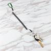 1Pc Mountaineering Buckle Wire Rope Fishing Gear Missed Rope Key Anti-lost Lanyard Retractable Fast