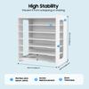 7-Tier File Organizer, PVC Desktop Document Holder, Horizontal Paper Sorter for Office Desk, Study, Home, Sturdy & Space-Saving
