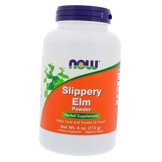 

Екстракт кори слизького в яза, Slippery Elm Powder, Now Foods 113г (71128021) 113g
