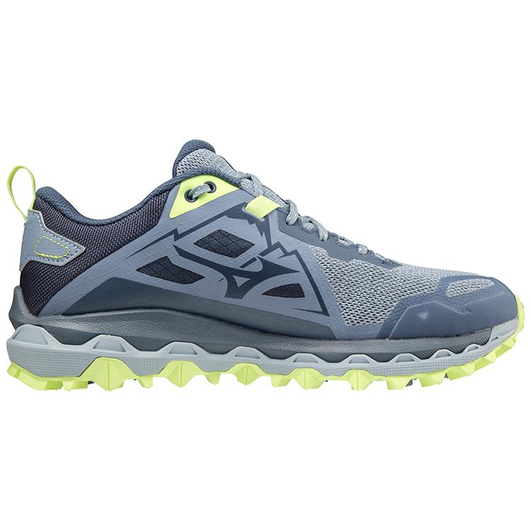 Mizuno Mujin 8 Trail Running Slip Resistant Abrasion Resistant Low top Running Shoes Women's Light Gray J1GK217001