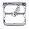 5pcs Easy Installation Metal Replacement Buckle Square Center Bar Single Prong Buckle  Leather Craft