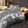 Luxury Rayon Satin Bedding Set Duvet Cover Set Single Double King Size Bedding Kit 2pcs/3pcs/4pcs Bed Cover Bed Linen Set