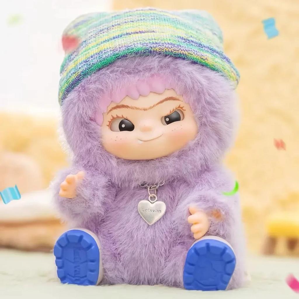 Fuzzy Fun Keychain Party Cute Wakuku Plush Doll Bag Pendant Stuffed Toy