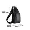 Men's Genuine Leather Crossbody Bag - Korean Style Casual Fashion Versatile Shoulder Bag