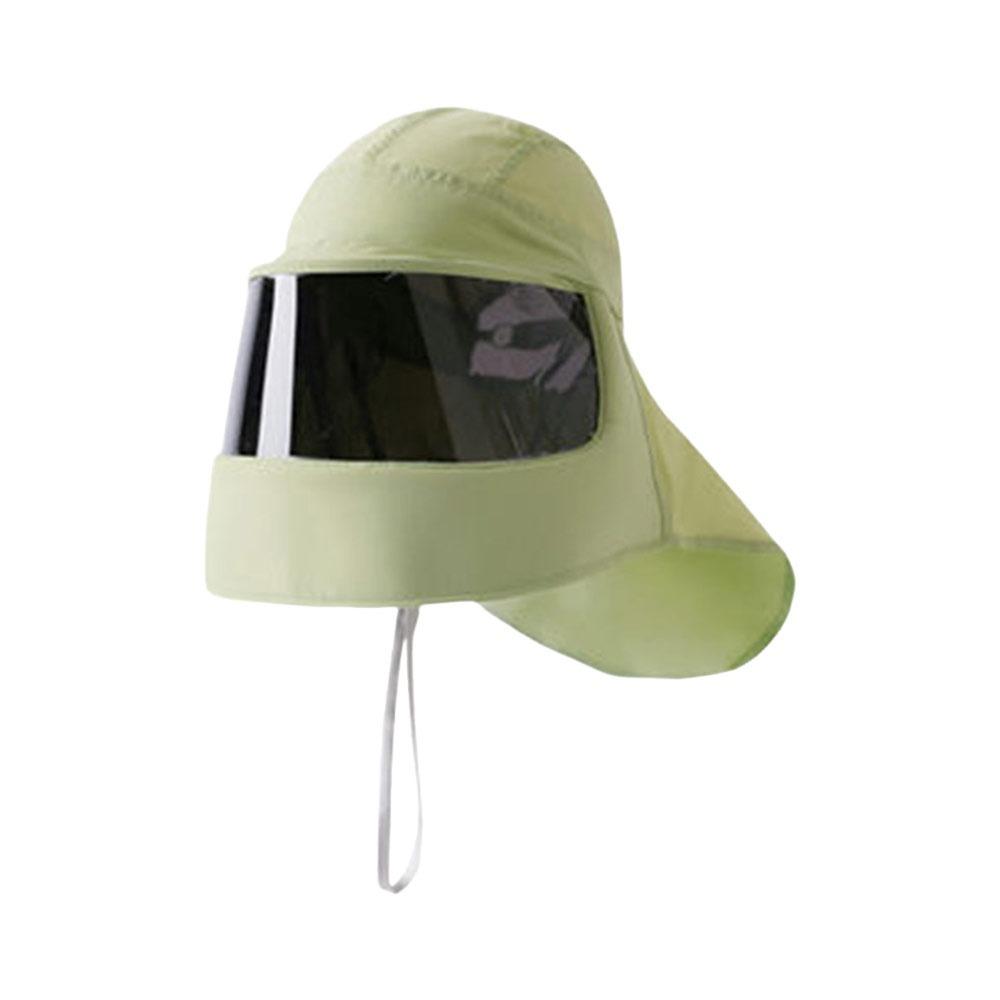 Breathable Sun Protection Mask Mirror/Clear Mask Face Mask Sun Hat Sunscreen Mask  Summer