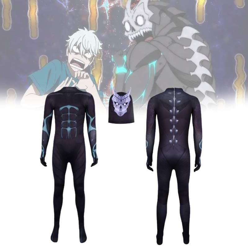 Cosplay kostým Kaiju No 8 z mléčného hedvábí pro halloweenskou kostýmovou párty