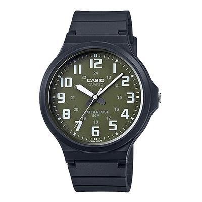 Men's Standard Analog Quartz Watch MW-240-3BV Moss Green, No Gift Box, Parallel Import, International Model