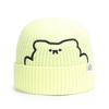 ZHENYUEQI Winter Smiley Face & Bear Beanie Hat