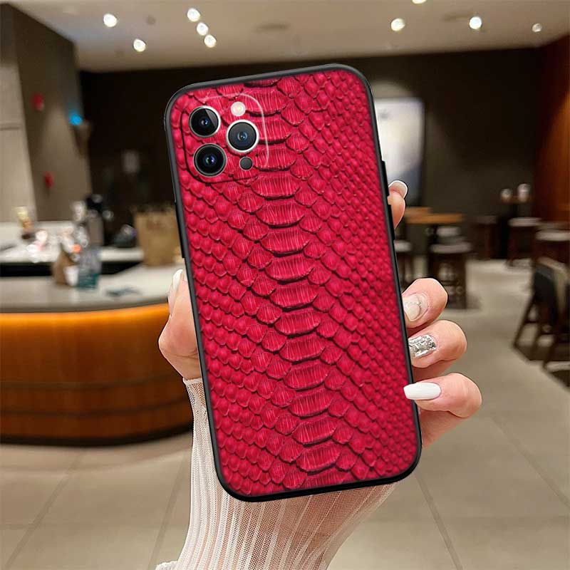 UP46 Slangenhuid DIY Tekening Nieuwe High-End Schelp Telefoonhoesje voor Xiaomi Poco F8 M4 M5 M6 M7 X3 X6 X7 Pro GT NFC Ultra