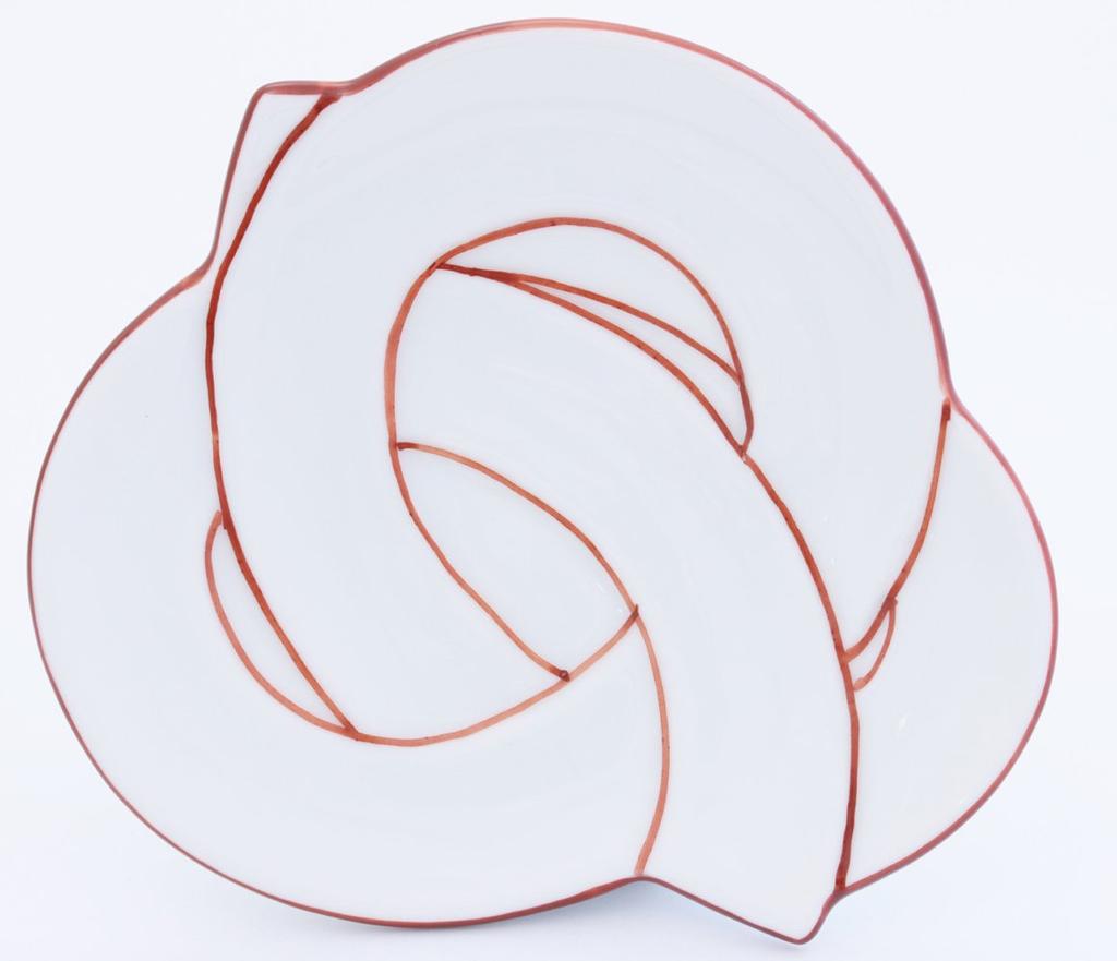 24to3 Nishitomi Ceramics Arita Ware Plate Set Takiyo Kiln Knotted Small Plate Plate Diameter Approximately 10cm 5 Pieces New Tableware Made In Japan