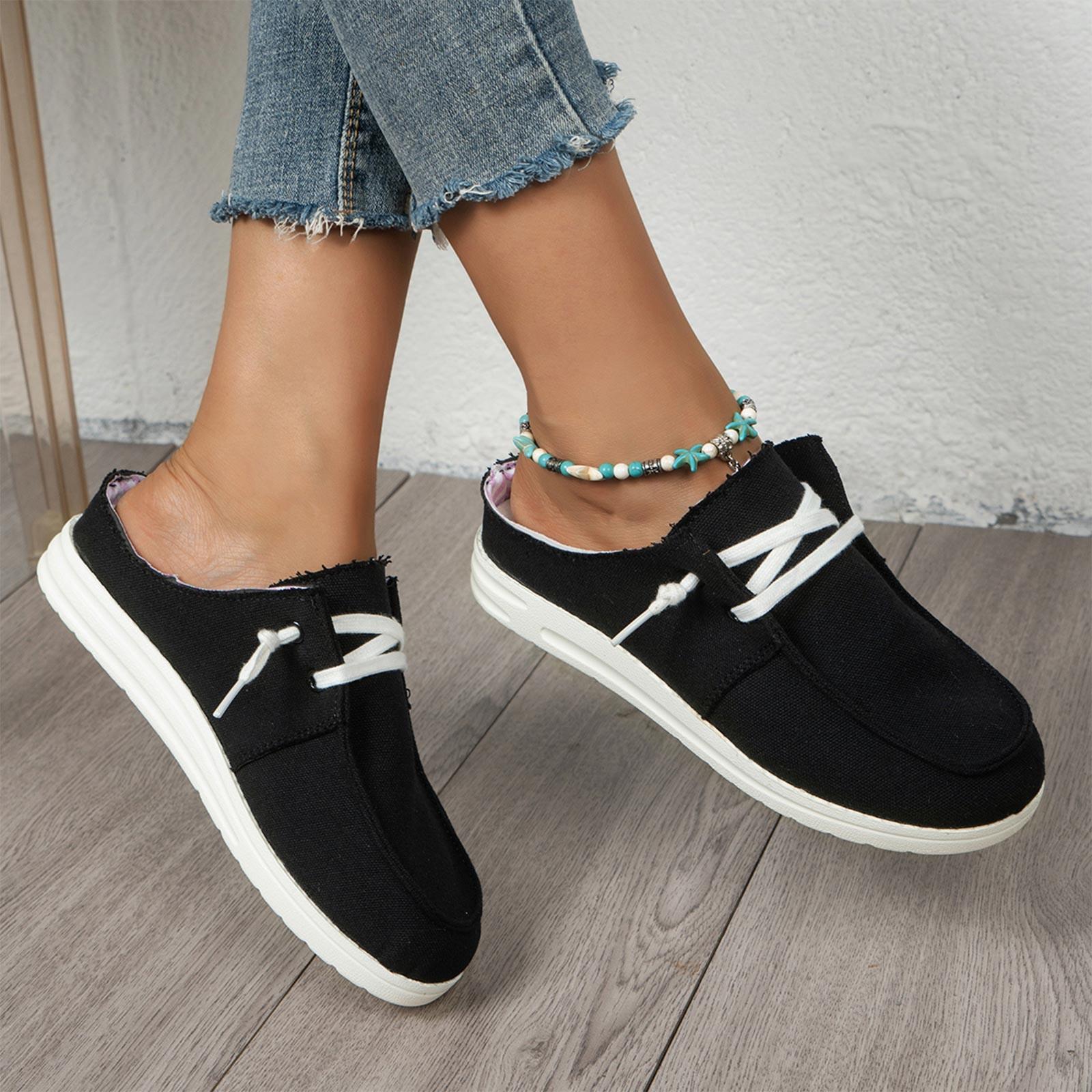 Женские сандалии, женская обувь, кожаные лоферы, слипоны, пляжные сандалии с противоскользящим покрытием 37 чёрный