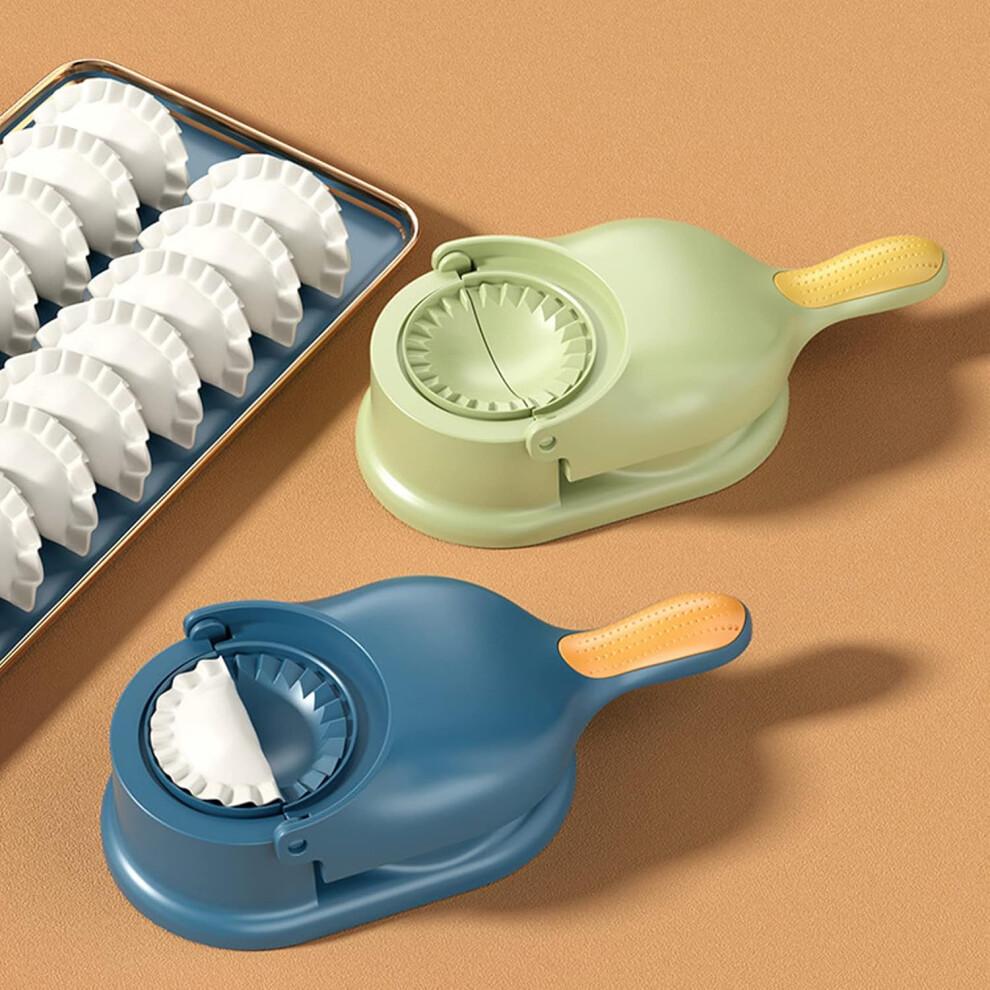 2 in 1 Dumpling Maker Machine Manual, Dumpling Skin Moulds, Empanada Press Mold, Home Pastry Wrapper Tool for Chinese Food