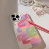 Rainbow Graffiti for IPhone16 Phone Case for Apple 17 Creative 15pro Max Glossy X/8 Soft Case 13 for 14