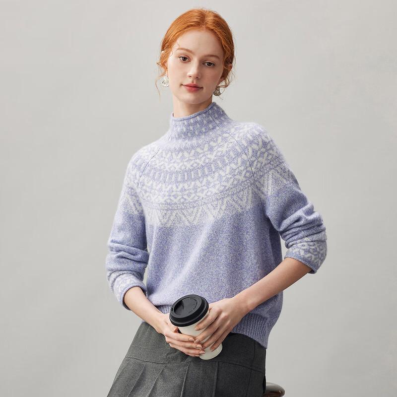 Kemon Boka Women's Fair Isle Cashmere Sweater