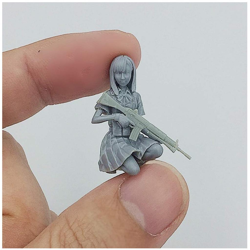 Modelium 1/35 LittleArmory Figure Series Ena Toyosaki (Real Head Version) Resin Kit T19LA35-002M