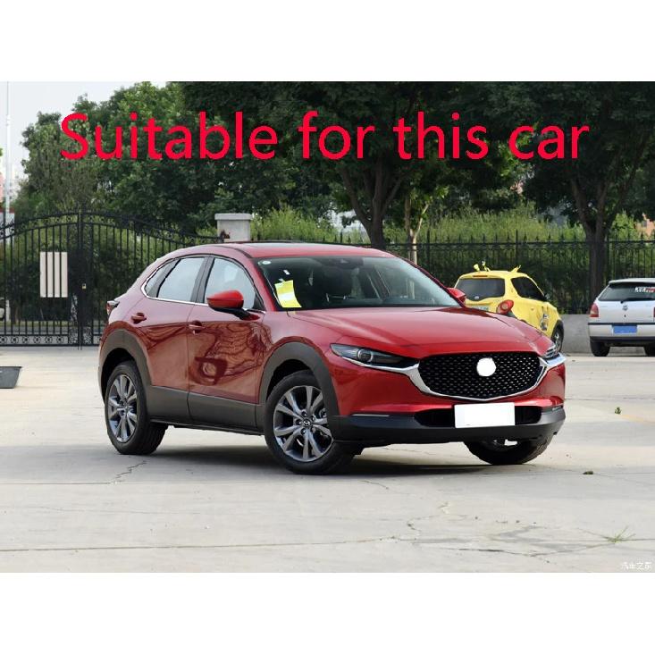 For Mazda CX-30 DM - Car Accessories ABS Chrome Rear Reflector Fog Light Lamp Cover Trim Bezel Frame Styling Garnish