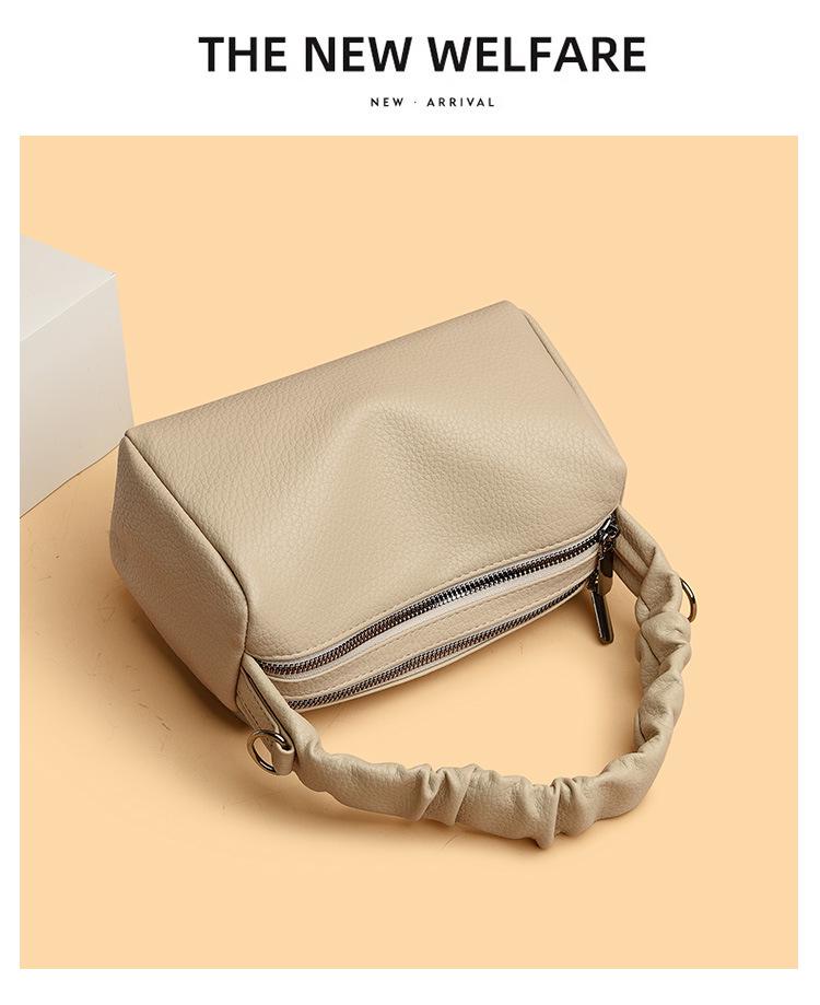 Women's Trendy Textured Crossbody Pillow Bag - High-End Niche Shoulder Handbag 2025