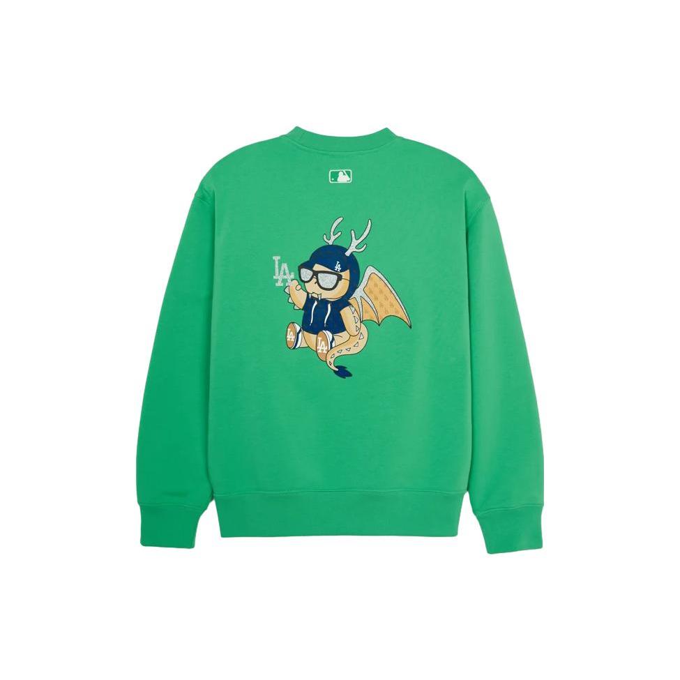 New MLB SS24 Sweatshirt Unisex Green 3AMTQ0141-07GNL