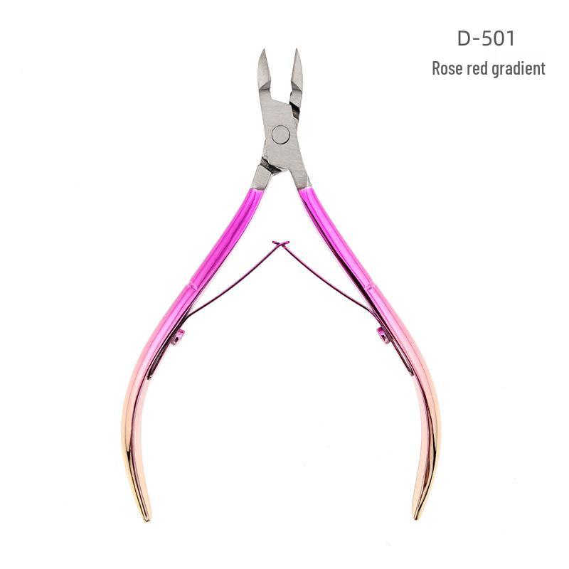Stainless Steel Cuticle Nippers & Nail Clippers Set for Dead Skin Removal
