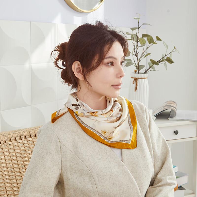 

Hengyuanxiang Loulan New Chinese Style Silk Scarf