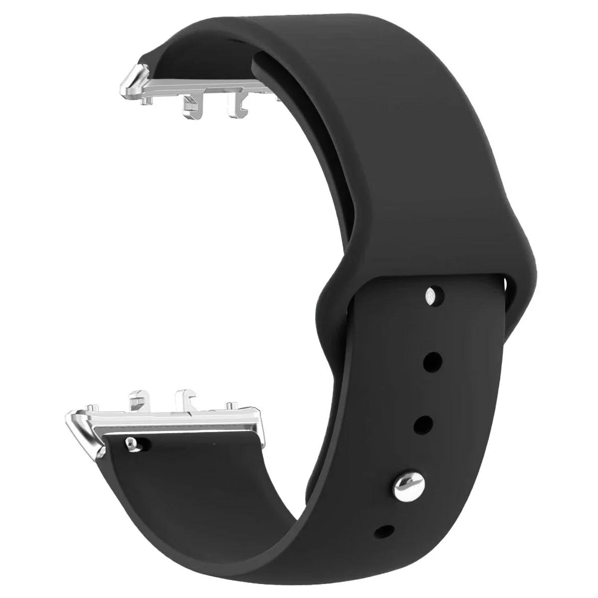 

Силіконовий ремінець для Samsung Galaxy Fit 3 Браслет Ремінець Спортивний Ремінець для Galaxy Fit3 Аксесуари Замінний ремінець для годинника For Samsung Fit3 чорний