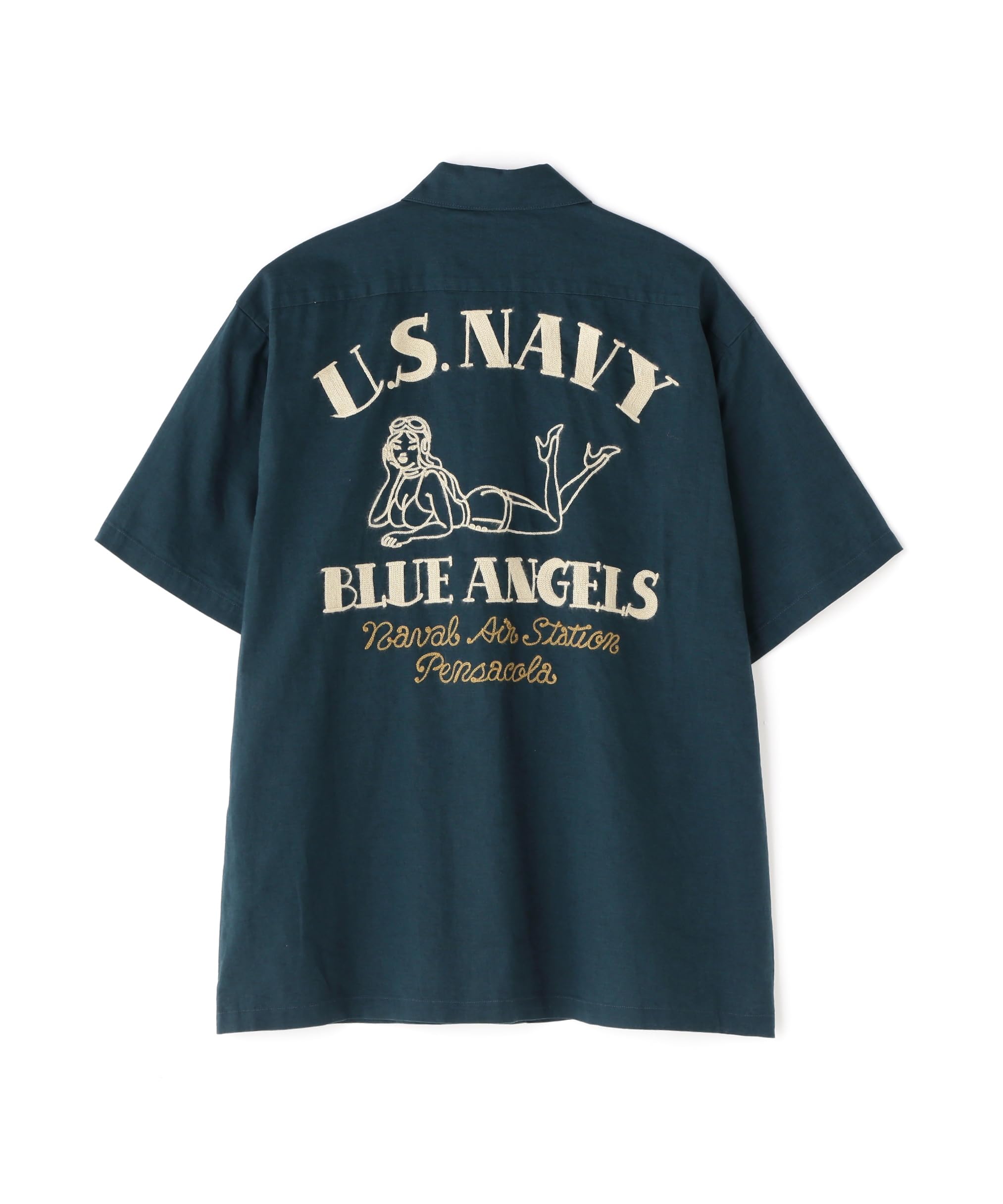 

AVIREX COTTON LINEN SHIRT BLUE ANGELS(WEB&DEPOT Exclusive) XL 120 navy 783-5123025