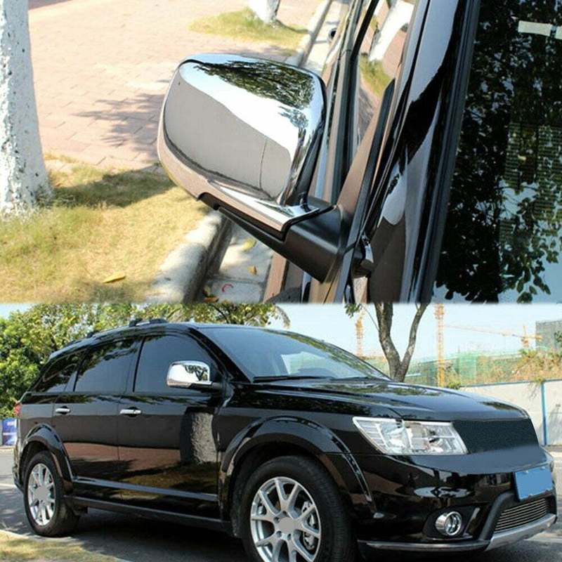 Per Dodge Journey 2009- Copertura Specchietto Retrovisore Laterale Posteriore Tappo Ala Calotta Esterna Alloggiamento Porta Rivestimento ABS Accessori Adesivi