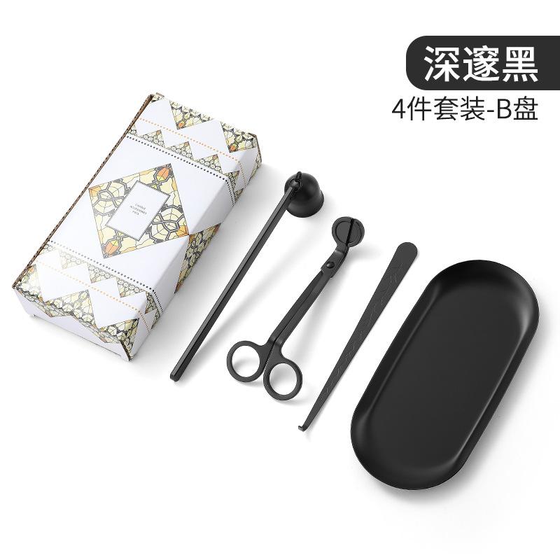 Stainless Steel 3-Piece DIY Candle Tool Set - Candle Extinguishing Cover Wick Trimmer & Extinguisher for Scented Candles