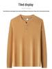 Men's Double-Sided German Fleece Stand Collar Pullover - Warm Long-Sleeve Casual Sweatshirt for Autumn and Winter