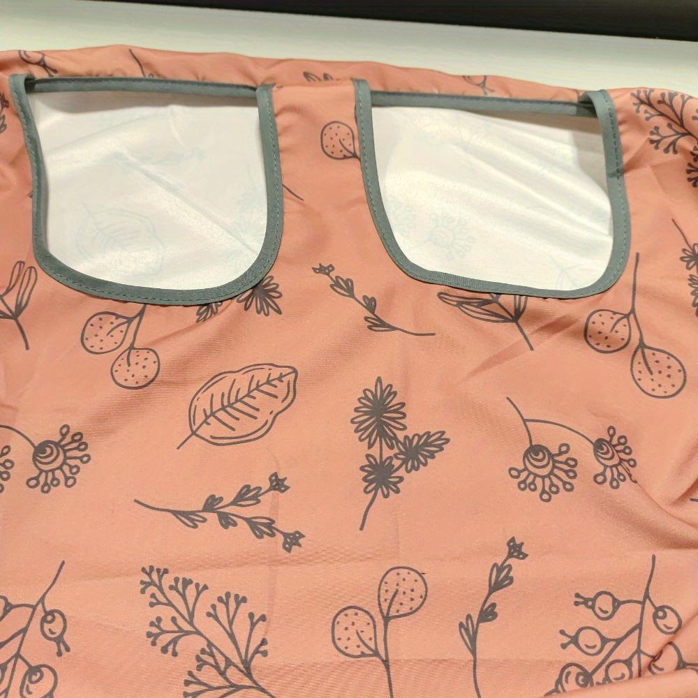 Portable Shopping Cart Seat Cover - Durable Polyester & Spandex Blend,Machine Washable,Holiday Gift Item | Floral Pattern Cover|Machine Washable Cover