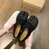 2025 Summer New Women Slipper Fashion Split Toe Slip On Ladies Casual Mules Shoes Soft Flat Heel Outdoor Dress Slides