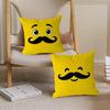 Beard Pattern Pillow Cover Sofa Cushion Cover Home Room Decoration Children Gift