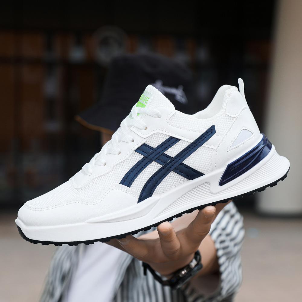 

Мужская обувь лето 2024 новые повседневные спортивные кроссовки для путешествий мужские туфли для пап ретро сетчатые дышащие кроссовки для бега 44