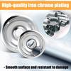 4Pieces Universal Burners Rings for Gas Stove Efficient Heat Conduction Secure Easy Installation Corrosion Resistant