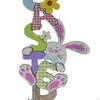 Bunny Easter Decoration Spring Yee Ornaments Wooden Tabletop Ornament Hanging