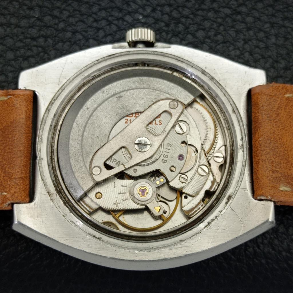 CEAS BĂRBĂTESC AUTOMATIC SEIKO 5 VINTAGE UZAT 6119B JAPONIA CADRAN ORIGINAL a433858-2 R119-a433858