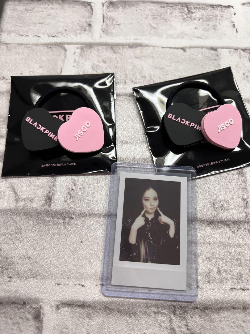 

[Б/У] BLACKPINK Instax Торговая карточка Джису Резинка для волос